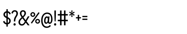 Sharp Sans Condensed Medium Font OTHER CHARS