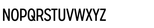 Sharp Sans Condensed SemiBold Font UPPERCASE