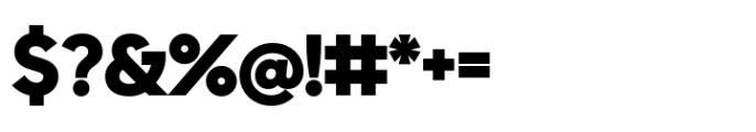 Sharp Sans Display No. 1 XBd Font OTHER CHARS