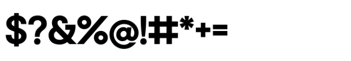 Sharp Sans Display No. 2 Bold Font OTHER CHARS