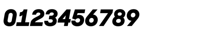 Sharp Sans Display No. 2 Extrabold Oblique Font OTHER CHARS