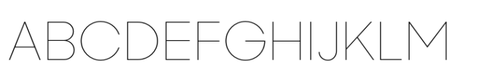 Sharp Sans Display No. 2 Thin Font UPPERCASE