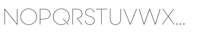 Sharp Sans Display No. 2 Thin Font UPPERCASE