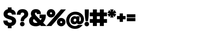 Sharp Sans Display No. 2 XBd Font OTHER CHARS