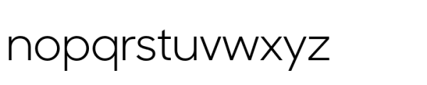 Sharp Sans Display PE Book Font LOWERCASE