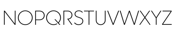 Sharp Sans Display PE Light Font UPPERCASE