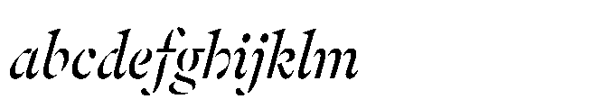Sharp Serif Display OL Italic FONT