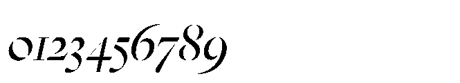Sharp Serif Display PE Italic Font OTHER CHARS