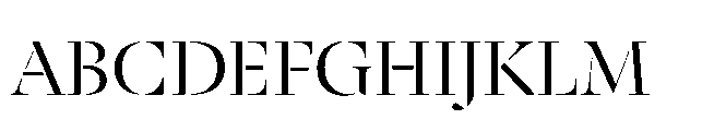Sharp Serif Display PE Regular Font UPPERCASE