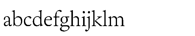Sharp Serif Text Light FONT