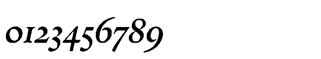 Sharp Serif Text Medium Italic Font OTHER CHARS