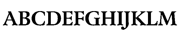 Sharp Serif Text PE Bold Font UPPERCASE