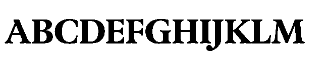 Sharp Serif Text PE Extrabold Font UPPERCASE