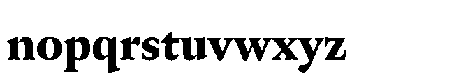 Sharp Serif Text PE Extrabold Font LOWERCASE