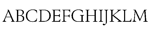 Sharp Serif Text PE Light Font UPPERCASE