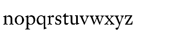 Sharp Serif Text PE Regular Font LOWERCASE