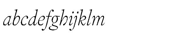 Sharp Serif Text PE Thin Italic FONT
