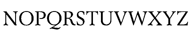 Sharp Serif Text Regular Font UPPERCASE