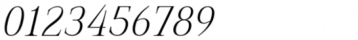 Sharpe Thin Italic Font OTHER CHARS