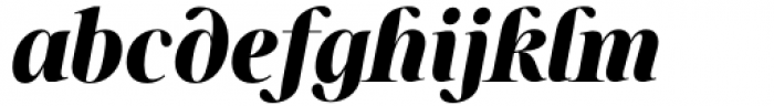 Sharpe Variable Black Italic Font LOWERCASE