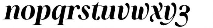 Sharpe Variable Bold Italic Font LOWERCASE