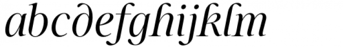 Sharpe Variable Light Italic Font LOWERCASE