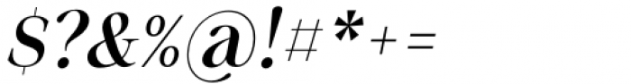 Sharpe Variable Medium Italic Font OTHER CHARS