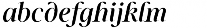 Sharpe Variable Medium Italic Font LOWERCASE
