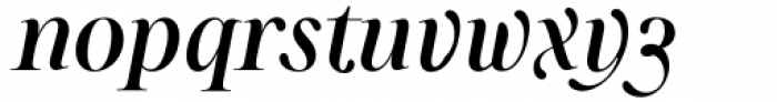 Sharpe Variable Medium Italic Font LOWERCASE