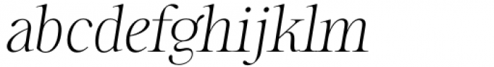 Sharpe Variable Thin Slanted Font LOWERCASE