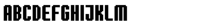 Sharpix Font UPPERCASE