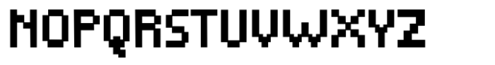 Sharpixel Regular Font UPPERCASE
