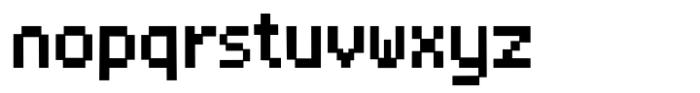 Sharpixel Regular Font LOWERCASE