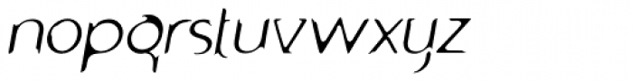 Sharquefin LT Std Oblique Font LOWERCASE