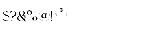 Shavina Elegance Font OTHER CHARS