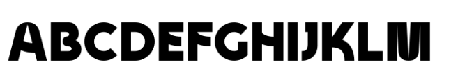 Shedry Black Font UPPERCASE