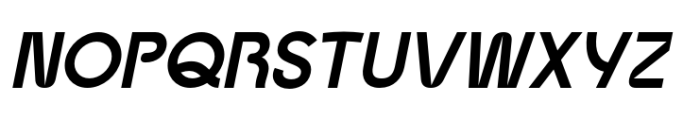 Shedry Semi Bold Oblique Font UPPERCASE