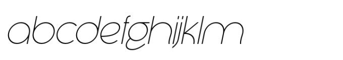 Shedry Thin Oblique FONT