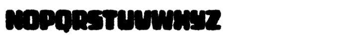 Sheepwool Bikkie Rough Font UPPERCASE