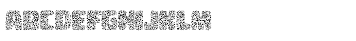 Sheepwool Blot Rough Font UPPERCASE