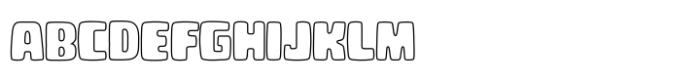 Sheepwool Outline Font UPPERCASE