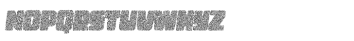 Sheepwool Stipple Italic Font UPPERCASE