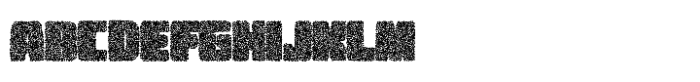 Sheepwool Stipple Font UPPERCASE