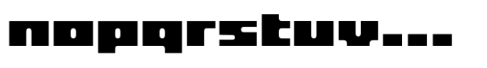 Sheffield Fiesta Solid Font LOWERCASE