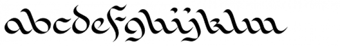 Sheik Of Araby NF Font LOWERCASE