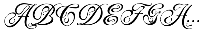 Sheilaria Font UPPERCASE