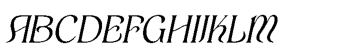 Sheilina Italic Font UPPERCASE