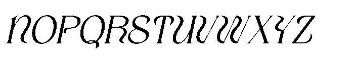 Sheilina Italic Font UPPERCASE