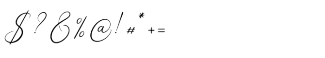 Sheirlyn Cauplen Regular Font OTHER CHARS