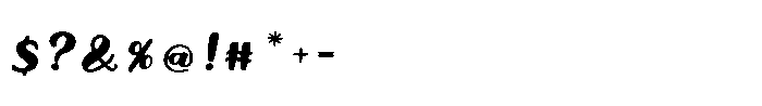 Shelby Script Font OTHER CHARS